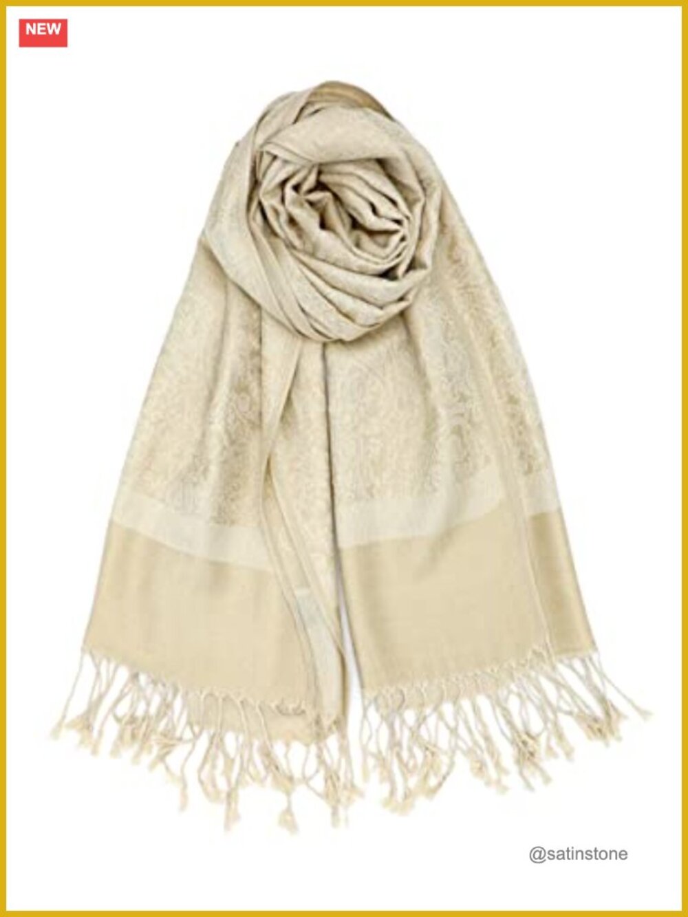 Lightweight Pashmina Scarf Wrap for Weddings Travel
